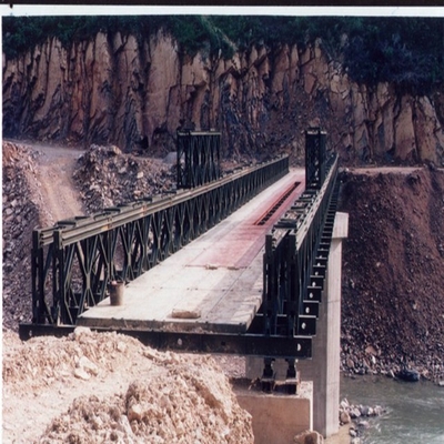 60t verwenden Stahlkonstruktion Bailey Truss Bridge Heavy Duty mit Q345b-Streckgrenze