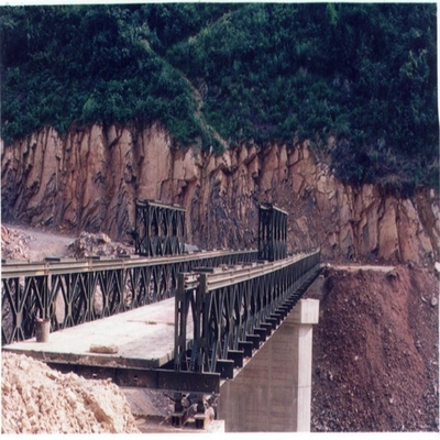 Breite 3.2m vorübergehender Bailey Bridge 3048mm x 1448mm galvanisierte Stahlplatte